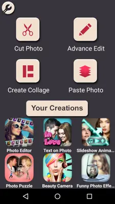 Cut Paste Photos android App screenshot 4